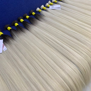 Extensions de cheveux en vrac de haute qualité cheveux vietnamiens Double noyer 100 grammes couleurs foncées 12 pouces - Product Image 1