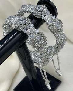 สร้อยข้อมือและกำไลข้อมือแฟชั่นแบบเปิดได้ของผู้หญิงสร้อยข้อมืออินเดียปากีสถานที่สง่างาม - Product Image 6