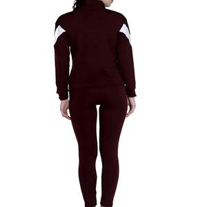 Survêtement respirant pour femmes de haute qualité avec capuche dernière conception pour l'entraînement Jogging OEM ODM Services grande taille pour l'hiver - Product Image 4