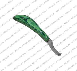 Cuchillo para pezuña de acero inoxidable, herramienta de herrador veterinario, cuchillo para pezuña de caballo de TARIQ MFG CO CE ISO EU - Product Image 3