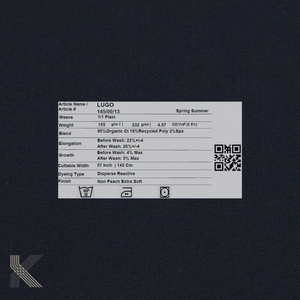 Cao Cấp Cotton Hữu Cơ Căng Vải | 80% Cotton Hữu Cơ 18% Tái Chế Poly 2% Spandex Trọng Lượng Trung Bình Cho Quần Áo Khoác Túi - Product Image 5