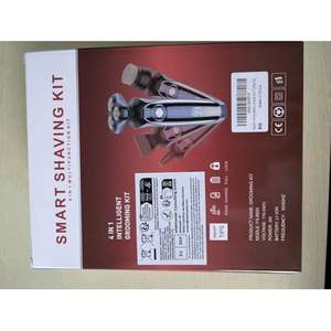 Afeitadora Eléctrica Rotativa para Hombre, Set con Recortador de Vello Nasal y Barba, Uso en Seco y Húmedo, Triple Cuchilla, Carga USB - Product Image 5