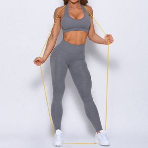Ensemble de yoga pour femmes costume de yoga d'été ensemble de vêtements actifs ensemble de yoga vêtements de gym haute performance vente en gros - Product Image 4