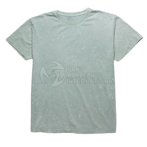 T-shirt vintage de haute qualité lavé à l'acide en gros t-shirts pour hommes délavés à l'acide surdimensionnés à vendre - Product Image 1