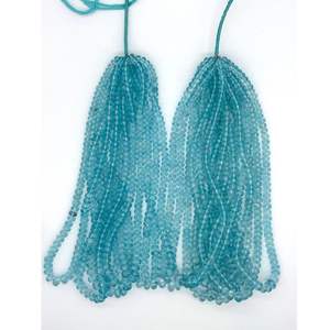 ลูกปัดหินโทปาซเจียระไนแบบเหลี่ยมเพชรพลอยขนาด6มม. ถึง8มม. อัญมณีธรรมชาติ100% สำหรับทำเครื่องประดับ - Product Image 1