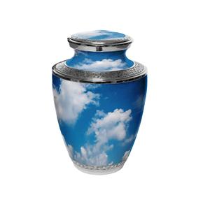 Nouvel arrivage Urne funéraire gravée florale pour les cendres sacrées Fournitures funéraires modernes Urnes souvenir - Product Image 5