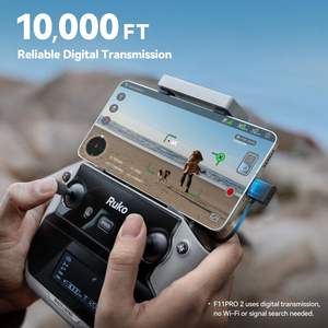 Dron con Cámara RUKO F11PRO 2 6K de Alta Calidad, Gimbal de 3 Ejes, 4K/30Fps, 70 Minutos de Vuelo, 2 Baterías, Retorno Automático - Product Image 3