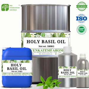 น้ำมันหอมระเหยจากกะเพราน้ำมันกลั่นน้ำมันธรรมชาติบริสุทธิ์ใช้เป็นมอยเจอร์ไรเซอร์จาก100% อินเดีย - Product Image 2