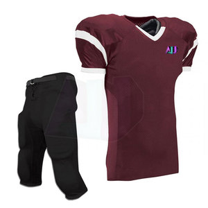 Tenues de football américain haute résistance et respirantes avec manches courtes et tissu premium pour une utilisation intensive et des matchs intenses - Product Image 2