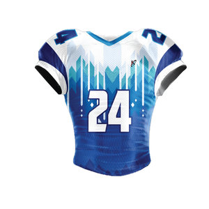 Uniforme de Fútbol Americano de Diseño Personalizado, 100% Poliéster, Nombre del Equipo Personalizado, Conjuntos de Estilo Nuevo, Ropa de Práctica Transpirable con Servicio OEM - Product Image 2