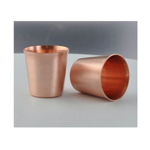 Sleek copper <b>mug</b> handcrafted for everyday hydration with natural wellness properties and durable polished artisan surface - Product Image 4