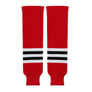 Meilleures ventes Chaussettes tricotées antidérapantes durables pour le hockey sur glace Nom de l'équipe personnalisé Chaussettes tricotées pour le hockey sur glace en Offre Spéciale - Product Image 1