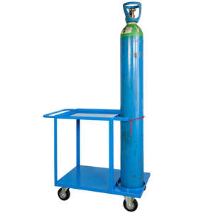 Chariot de soudage à double support de cylindre arrière avec aimants pour diverses applications - Product Image 2