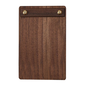 Tablero de madera a granel, tablero de escritura, Portapapeles de papel, tablero de menú, presentadores de verificación, Portapapeles de madera maciza con Clip de mariposa plateada - Product Image 3