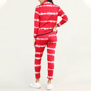 Nuevo estilo sublimación superventas manga larga Tech Fleece mujer chándal 2 uds conjunto impreso poliéster sublimación chándal - Product Image 2