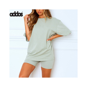 Conjunto de pantalones de chándal de dos piezas personalizados, sudadera de mujer, chándal corto para correr, conjunto de 2 piezas para mujer - Product Image 2