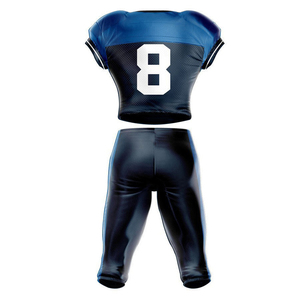 Uniformes de Fútbol Americano Hechos a Medida para Equipos, Conjunto de Camiseta y Pantalones a Juego, Ropa Deportiva para Clubes de Adultos y Jóvenes, 100% Poliéster - Product Image 3