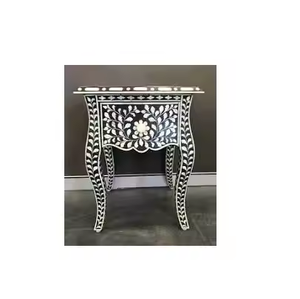 Muebles de decoración para el hogar con incrustaciones de hueso Heritage Impresionante artesanía Home Style by Crescent Crafts - Product Image 4