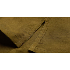 เสื้อเชิ้ตผ้าลินินสีทองย้อมธรรมชาติ ดีไซน์เรียบง่ายแต่ทันสมัยด้วยสีจากพืช - Product Image 5