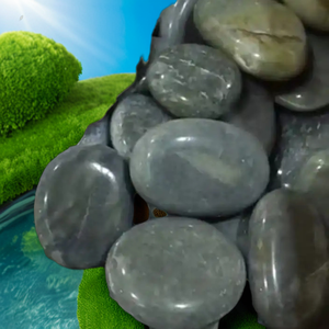 Guijarros de piedra de ónix natural y gravas redondas Multi-textura 15mm/30mm para decoraciones redondas elegantes modernas - Product Image 5