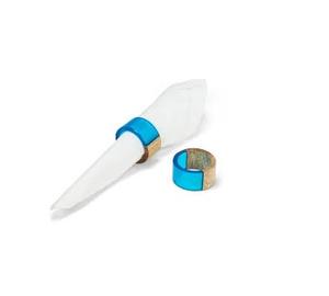 Servilleta ecológica para uso en fiestas de boda, servilleteros modernos de madera y resina, el mejor acabado, diseño personalizado para eventos, el mejor precio - Product Image 1