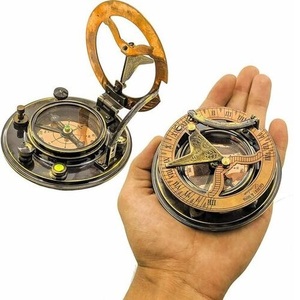Portable Travel Hiking Outdoor Camping Classic Brass Luminous Compass Pocket <b>Watch</b> Style Compass for Modern Theme - Product Image 2