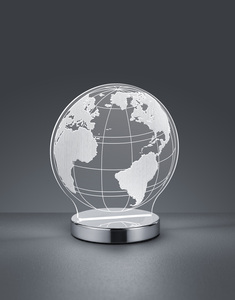 Lampada da tavolo modello Map of the World, temperatura regolabile, 7W 400Lm (Trio Lighting R52481106) - Product Image 1