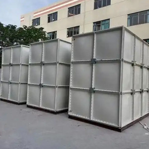 Grand réservoir d'eau personnalisable 220V Segment FRP Storage Livraison rapide fournie en usine (7 jours) Machines de traitement de l'eau - Product Image 5