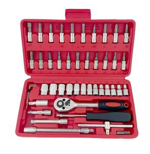 Bộ dụng cụ sửa chữa ô tô, sửa chữa khẩn cấp, bộ dụng cụ sửa chữa xe hơi 46 món, bộ cờ lê ổ cắm 24 răng - Product Image 3