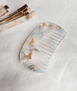 หวีอีพ็อกซี่หวีผมช่างตัดผมมืออาชีพสำหรับร้านเสริมสวยวัสดุเรซิน - Product Image 1