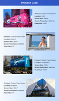 Pantalla LED para Publicidad Exterior TOPvision, Pantalla Digital a Todo Color de Alto Brillo para Negocios de Autoservicio, IP65