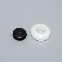 Bobine de joint torique de protection de fil de câble d'anneau en caoutchouc de silicone noir et blanc avec la finition simple