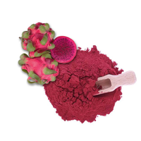 Poudre de fruit du dragon rouge lyophilisée de qualité supérieure pour l'alimentation, fabriquée par le producteur