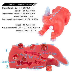 G6629 Red Dragon Fantasy Männlicher Silikon-Handmasturbator mit Internen Texturen für Verbesserte Empfindungen - Product Image 6