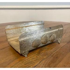 Vintage Farmhouse Galvanized Metal Tissue Holder <b>Rustic</b> Charm Napkin <b>Table</b> Home Decor Unique Style for Bathroom - Product Image 2