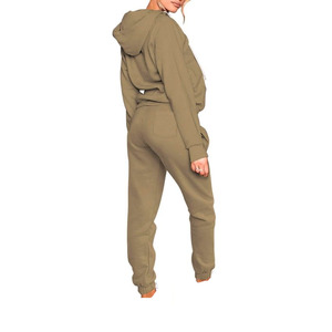 ชุดวอร์มผู้หญิงผ้าคอตตอนเนื้อบางไซส์พิเศษ, ชุดวอร์มแนวสตรีทสวมใส่ในฤดูหนาว - Product Image 2