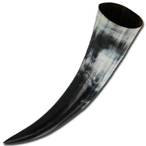 Viking-Style Animal-Style Drinking Horn Mug with Stand Eco-Friendly Polished Leather Case - Product Image 4