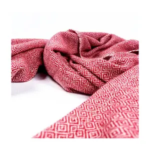 Wholesale Nepalese Opulence Cashmere Scarf Shawls Tropical Dot Pattern for Women Logo Customization Manufacturers Suppliers