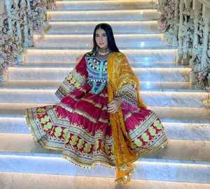 ชุดแบนจาราโบราณสไตล์วินเทจปักด้วยมือชุดที่มีเอกลักษณ์สไตล์โบฮีเมียน - Product Image 3