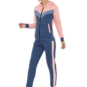 Survêtement Femme 65% Coton 35% Polyester Surdimensionné Coupe Décontractée Survêtement Femme Logo de Marque Personnalisé - Product Image 2