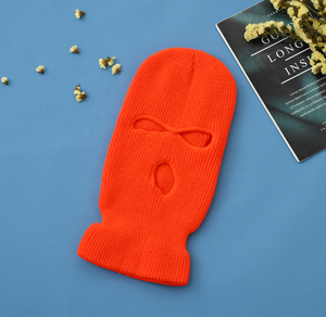 หมวกไหมพรมถักอะคริลิค3รูผ้าแจ็คการ์ดสำหรับเล่นสกีดีไซน์ใหม่ - Product Image 2