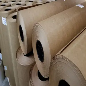 Rollos de Papel Kraft Marrón Ecológico con Impresión en Huecograbado, Materiales Reciclados - Product Image 1
