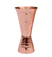 100% koperen jigger bierglas cocktailroerder dubbelzijdig drinkglas voor restaurants barartikelen