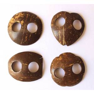Hebillas de Cáscara de Coco para Prendas y Decoración con Cierres Tipo Anillo - Product Image 2
