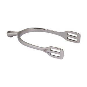 2025 Ladies Dressage Rowel Spur Smooth Acero inoxidable No. 14 Durable Horse Riding English Spurs W Bit and Spurs Set - Product Image 5