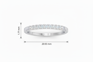 14K Gold & Diamond Boundless Brilliance <b>Band</b> <b>Ring</b> For Women's | 0.10 CTTW Brilliant Cut Diamond - Product Image 2