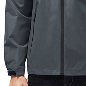 Unisex <b>Fleece</b> <b>Lining</b> Zipper Hard Shell Waterproof Windbreaker Casual Coat Winter Outdoor Mountaineering Hiking Camping <b>Jacket</b> - Product Image 2