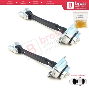 BDP1705-1 2 pièces Charnière de porte arrière double cabine avec limiteur de freinage pour Transporter T5 Double Cab 2003-2015 7J7841949 - Product Image 5