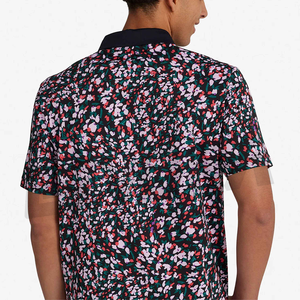 Polo de golf de haute qualité pour hommes, tissu qui évacue l'humidité, léger, à manches courtes, haut confortable et décontracté - Product Image 5