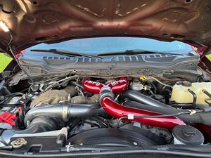 2020 Super Duty King Ranch 4x4 1 Propietario, Turbodiesel V8 de 6,7 litros, 4WD, Rapid Red, Numerosas modificaciones - Product Image 6